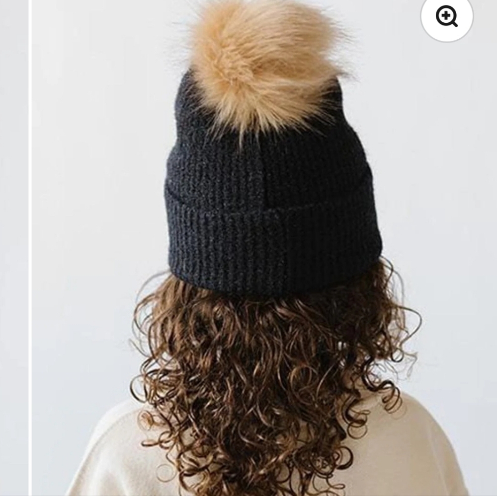 Gigi Pip- Milo Kids Pom Beanie- MIDNIGHT NEW WITH TAGS